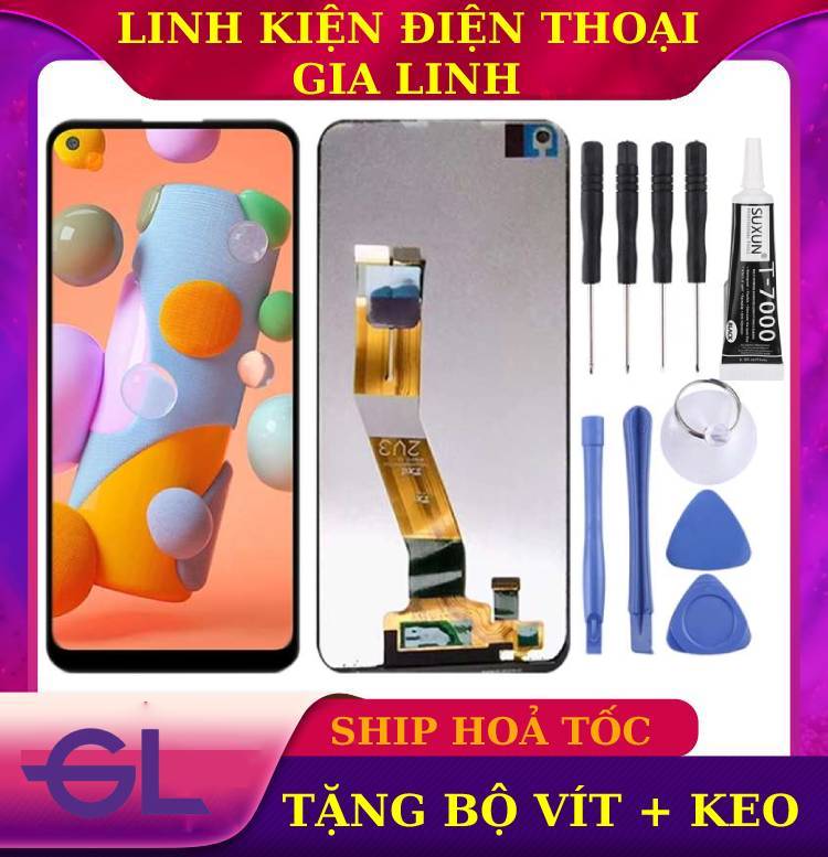 Màn hình samsung galaxy a11 /a115f /m11 /m115f zin tặng keo + bộ vít 9 món