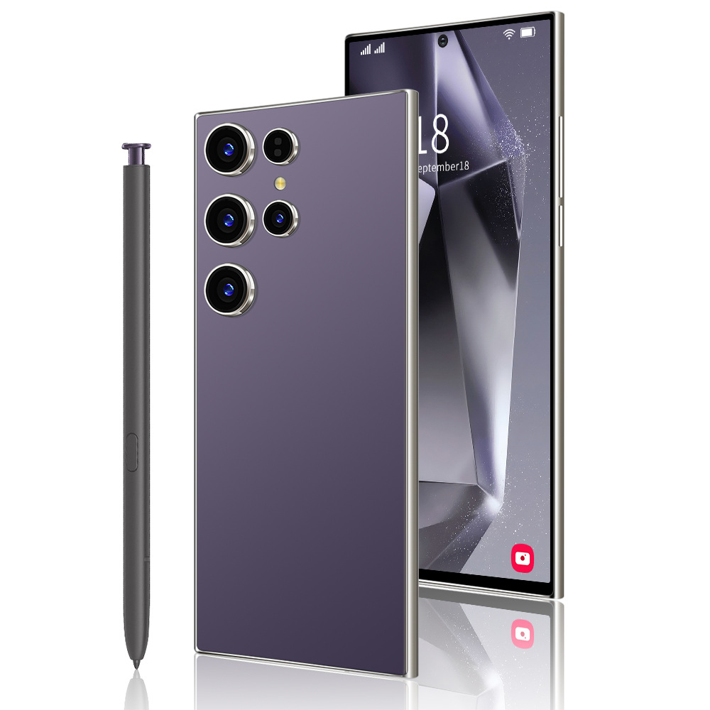 NEW S24 Ultra điện thoại thông minh 7.3 inch Android đt 3G/4G/5G giá rẻ 8GB/256GB HD Toàn màn hình điện thoại rẻ cho học sinh Hai SIM Với bút Dấu vân tay - 5