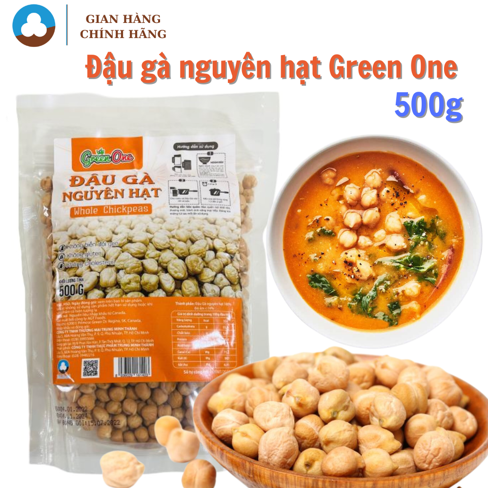 Đậu gà nguyên hạt Green One 500g