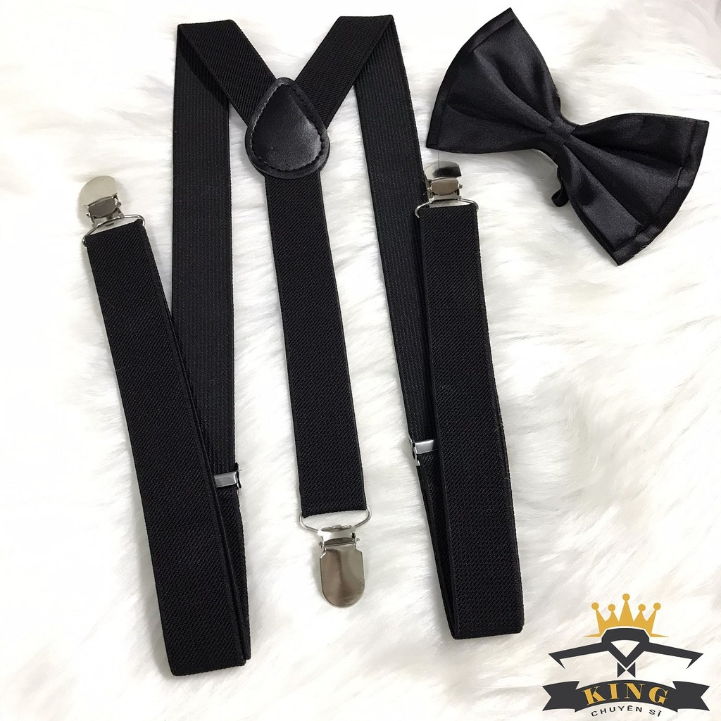 ♛✉✉  [Combo] Dây đai chữ Y nam nơ đeo cổ KING (M01 X05)
