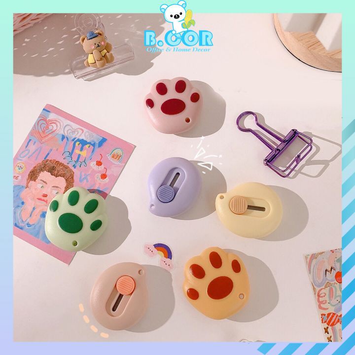 Dao rọc giấy hình bàn chân cún siêu cute nhà bcor