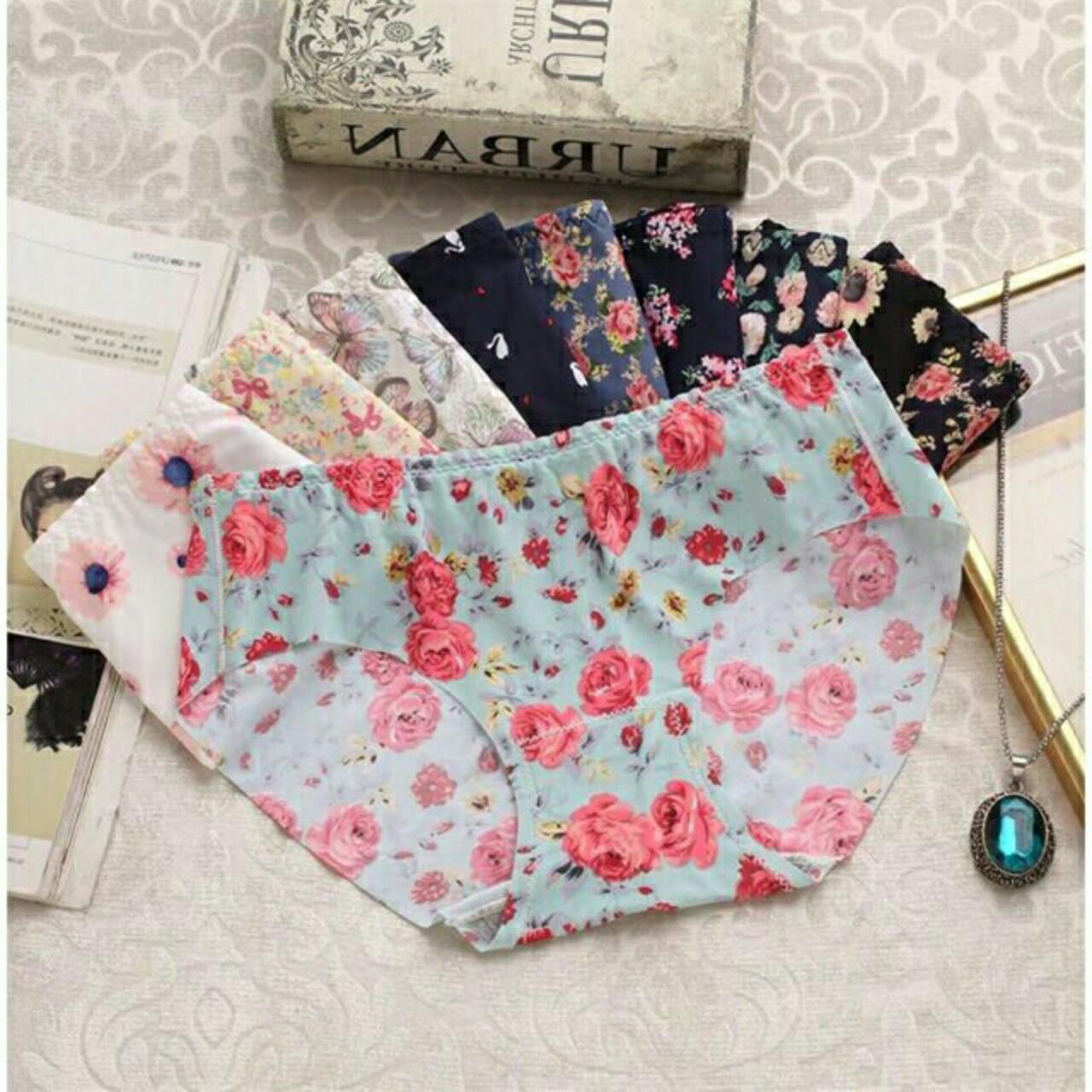 Quần lót nữ thun lạnh-quần lót điều hòa màu sắc mịn đẹp -set 10 quần