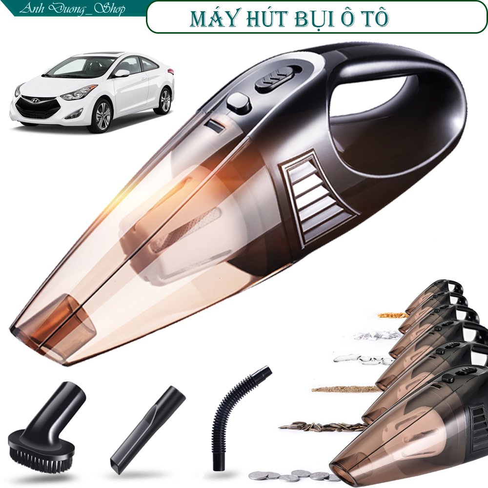 Máy Hút Bụi Ô Tô Cầm Tay Với Lực Hút Cực Mạnh Cùng 3 Đầu Hút Giúp Máy Hoạt Động Hiệu Quả Trong Mọi Góc Độ, Ngóc Ngách Của Xe. Bảo hành 1 đổi 1. Giá Cực Sốc