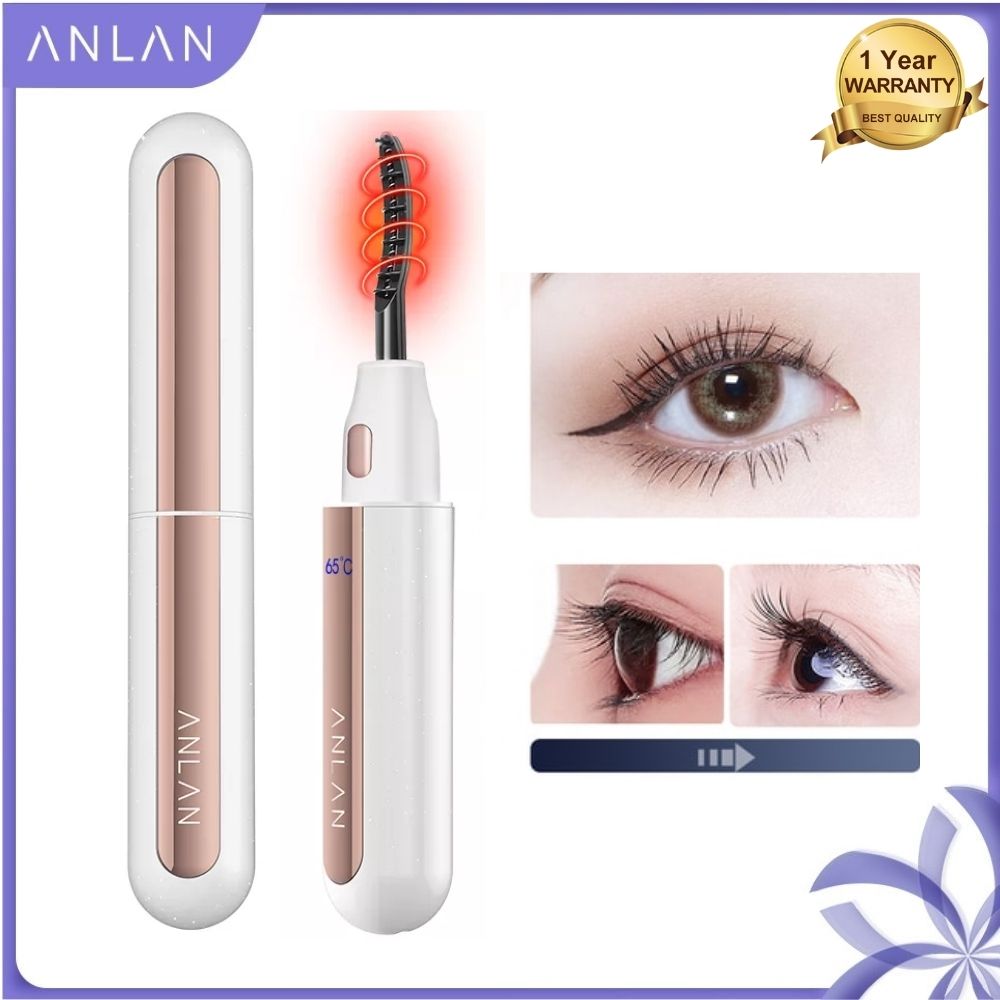 Máy Uốn Lông Mi Điện ANLAN Bút Uốn Lông Mi Nóng 65/ 85 ℃ Có Thể Sạc Lại, Lâu Dài