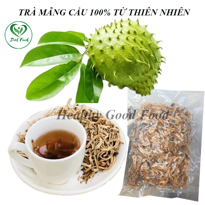1kg trà mãng cầu xiêm thiên nhiên nguyên chất 100% món quà cho sức khỏe ngăn ngừa ung thư tốt cho hệ tiêu hoa và tim mach giảm cân đẹp da