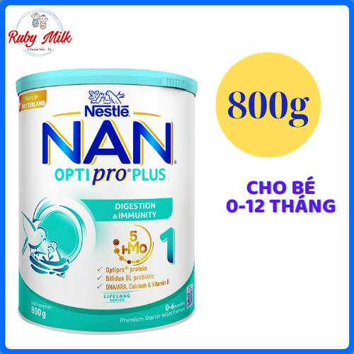 [Date 5.2026] Sữa Nan Optipro PLUS Số 1 Lon 800g (Cho bé 0 - 6 Tháng)