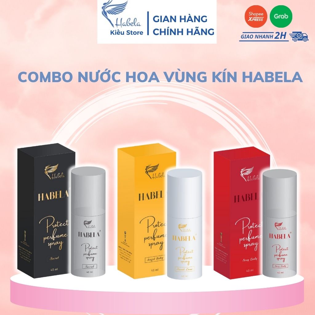 Combo nước hoa vùng kín đủ hương thơm quyến rũ, dịu nhẹ, ngọt ngào cho phái nữ