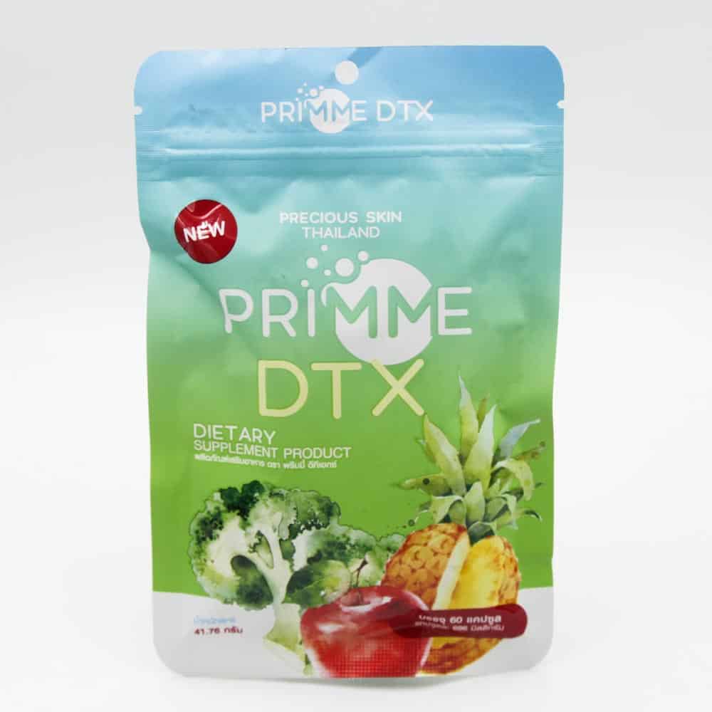 60 viên Khử mỡ Detox Primme DTX chiết xuất rau củ