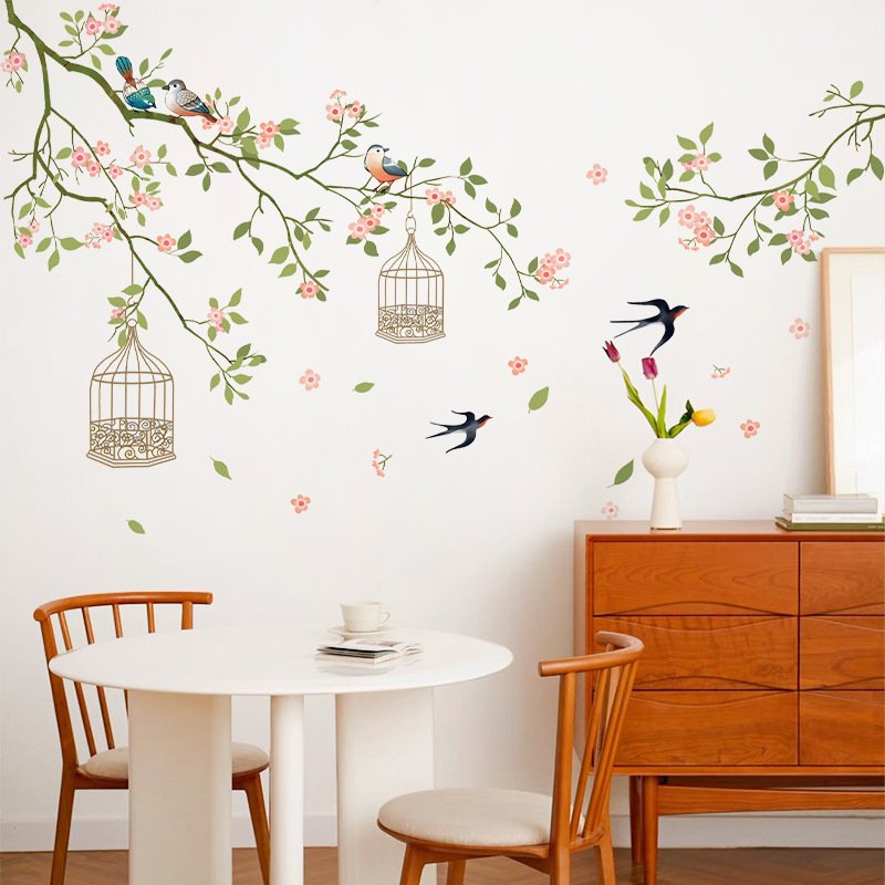 🚆🚆Tranh decal dán tường CHIM ÉN trang trí decor phòng - Decal dán tường 🚆🚆