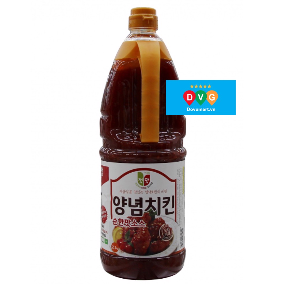Nước sốt gà chiên vị cay ngọt Chungwoo 2.1kg - Nhập Khẩu Hàn Quốc