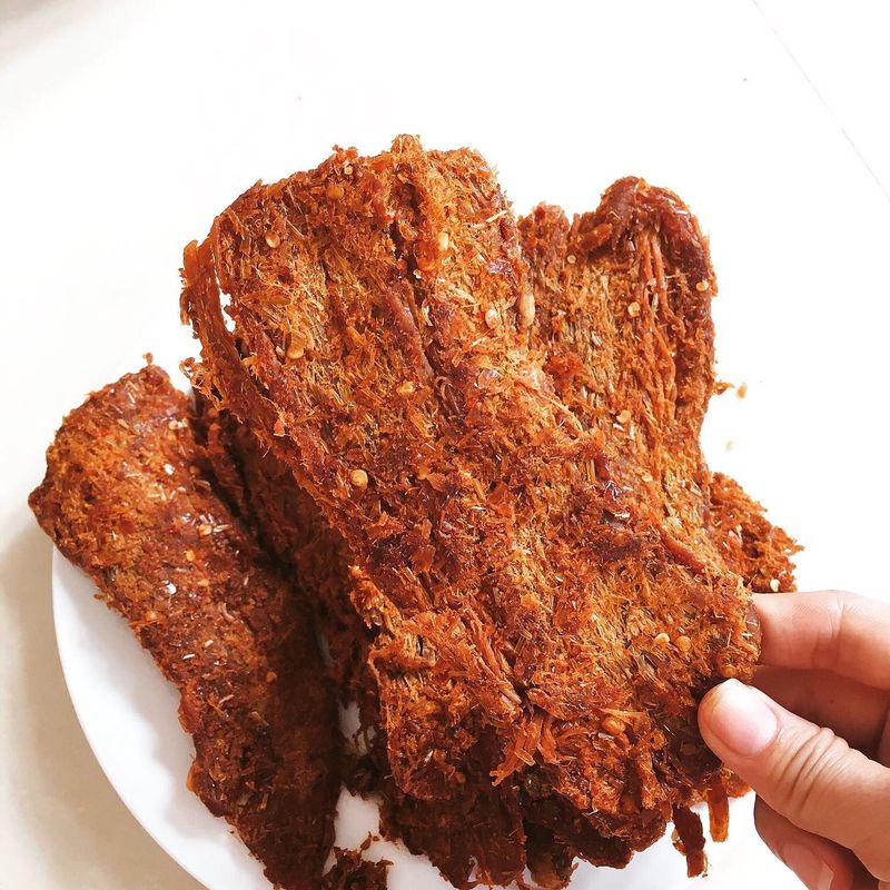 Khô heo giã bò miếng - 100gr