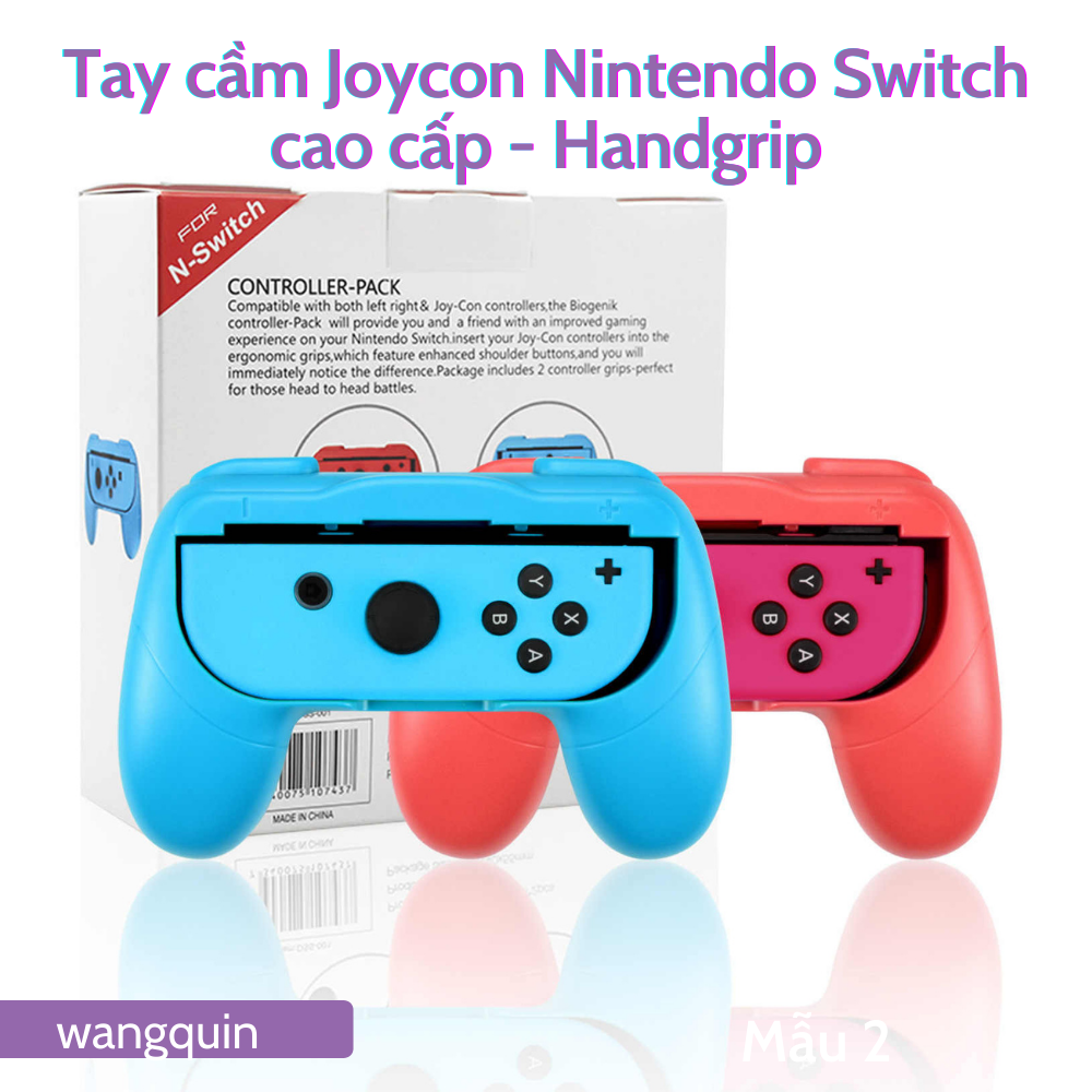 Sẵn VN - SHIPNOW W&Q Tay Cầm Điều Khiển Joycon Cho Máy Nintendo Switch New 100% - Màu Đỏ Đen Chơi Game Cực Đã