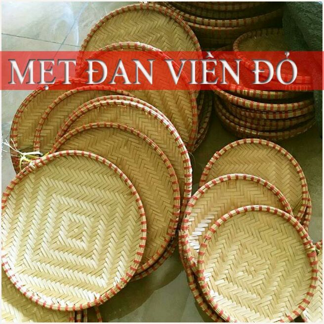 Mẹt tre cạp đỏ 35cm