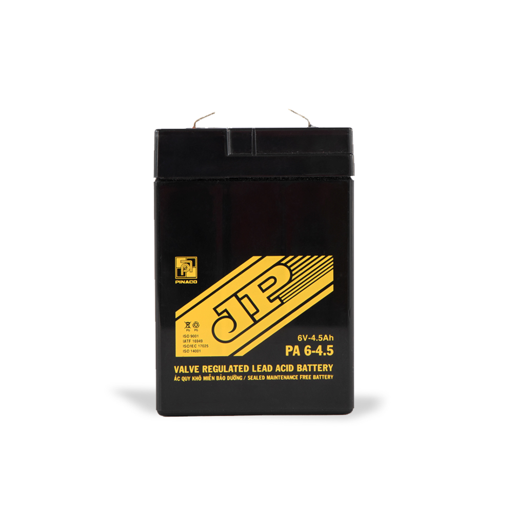 Ắc quy đèn sạc jp pa 6-4.5 | 6v - 4,5ah
