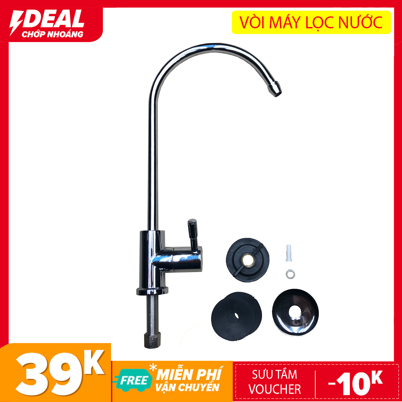 Vòi máy lọc nước TOP R Faucet, vòi thay thế cho máy lọc nước