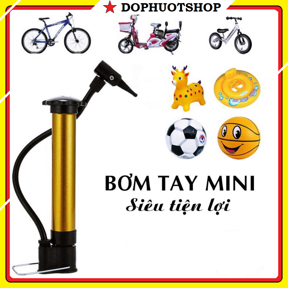 Bơm mini cầm tay đa năng, nhỏ gọn, tiện dụng