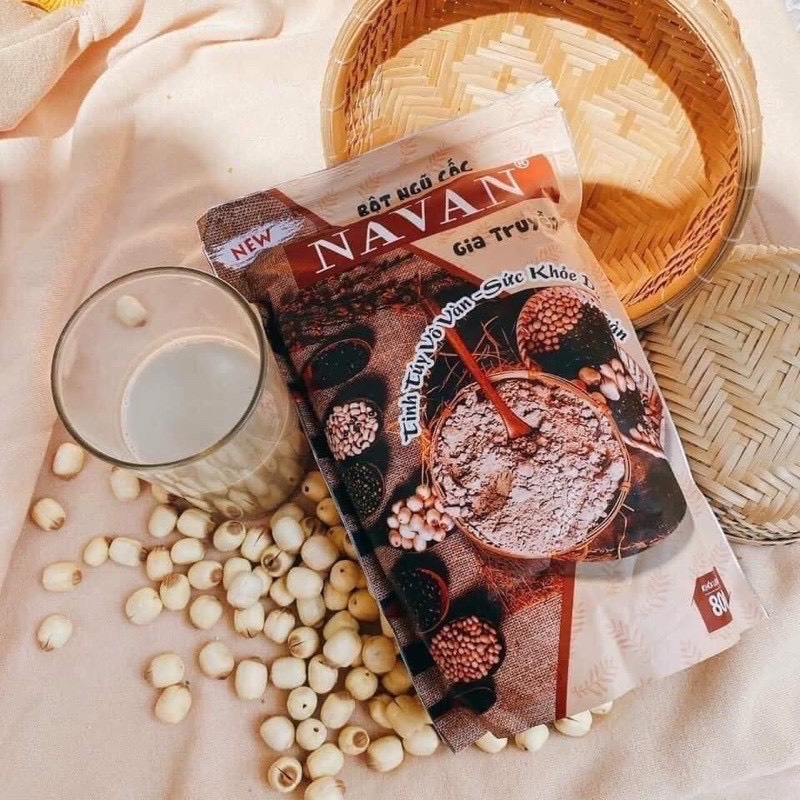 Ngũ cốc navan 9 vị chính hãng 800gr