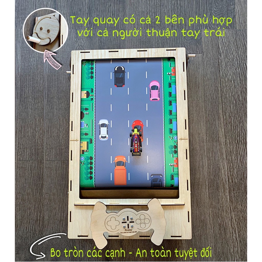 BỘ ĐỒ CHƠI ĐUA XE BẰNG GỖ , BỘ ĐỒ CHƠI ĐUA XE HANDMADE , ĐỒ CHƠI HANDMADE DÀNH CHO BÉ