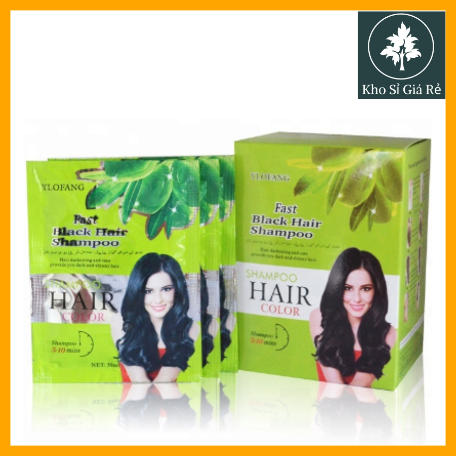 [HCM]Gội Là Đen Olive Thái Lan Hộp 10 Gói