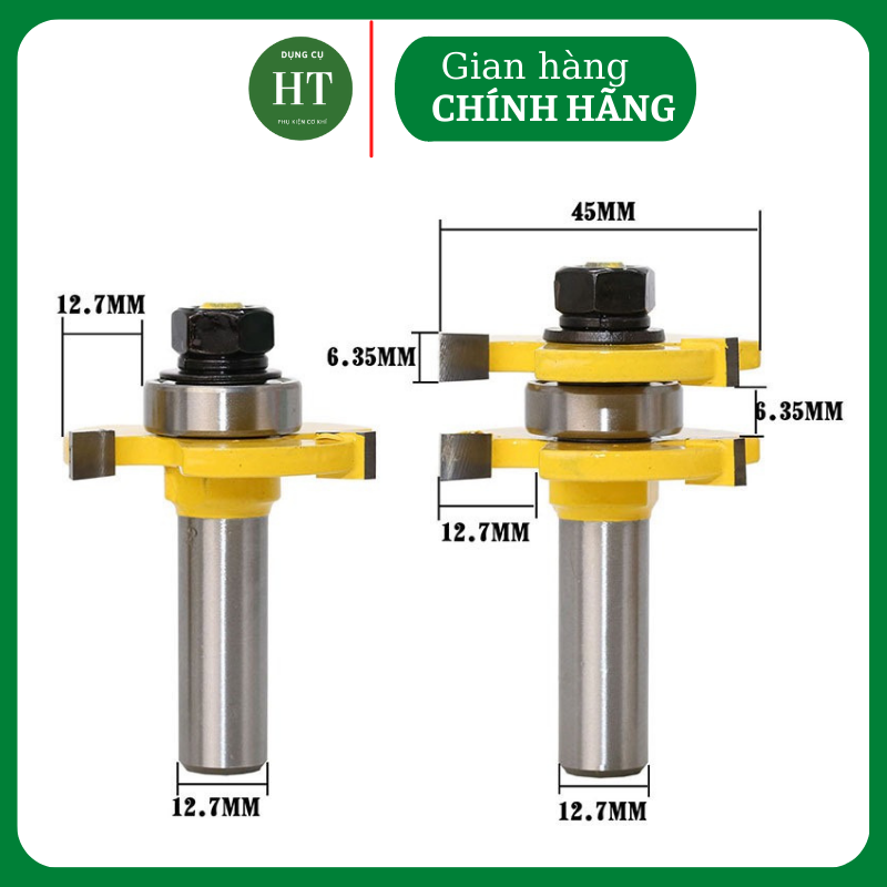 Mũi phay gỗ - mũi soi gỗ cốt 12ly7