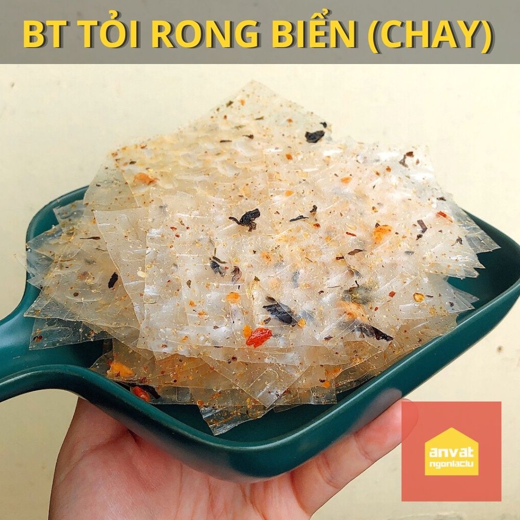 10 bịch bánh tráng rong biển ít cay, ăn chay được - Chính gốc bánh tráng Tây Ninh