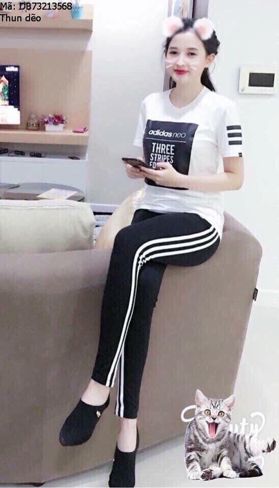 Quần leging viền 3 sọc về hàng siêu đẹp đủ size