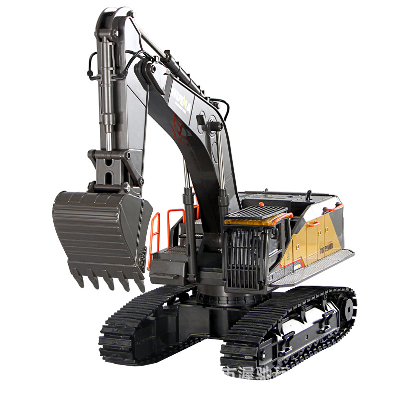 MÁY XÚC HUINA 1592 BẢN NÂNG CẤP BÁNH RĂNG KIM LOẠI VÀ VÒNG QUAY VÔ HẠN VÒNG