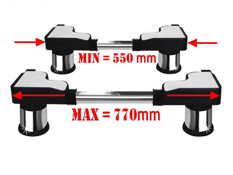 Chân đỡ máy giặt, tủ lạnh kéo dài tùy ý- inox CDN57- Chinh hãng Cảnh Phong