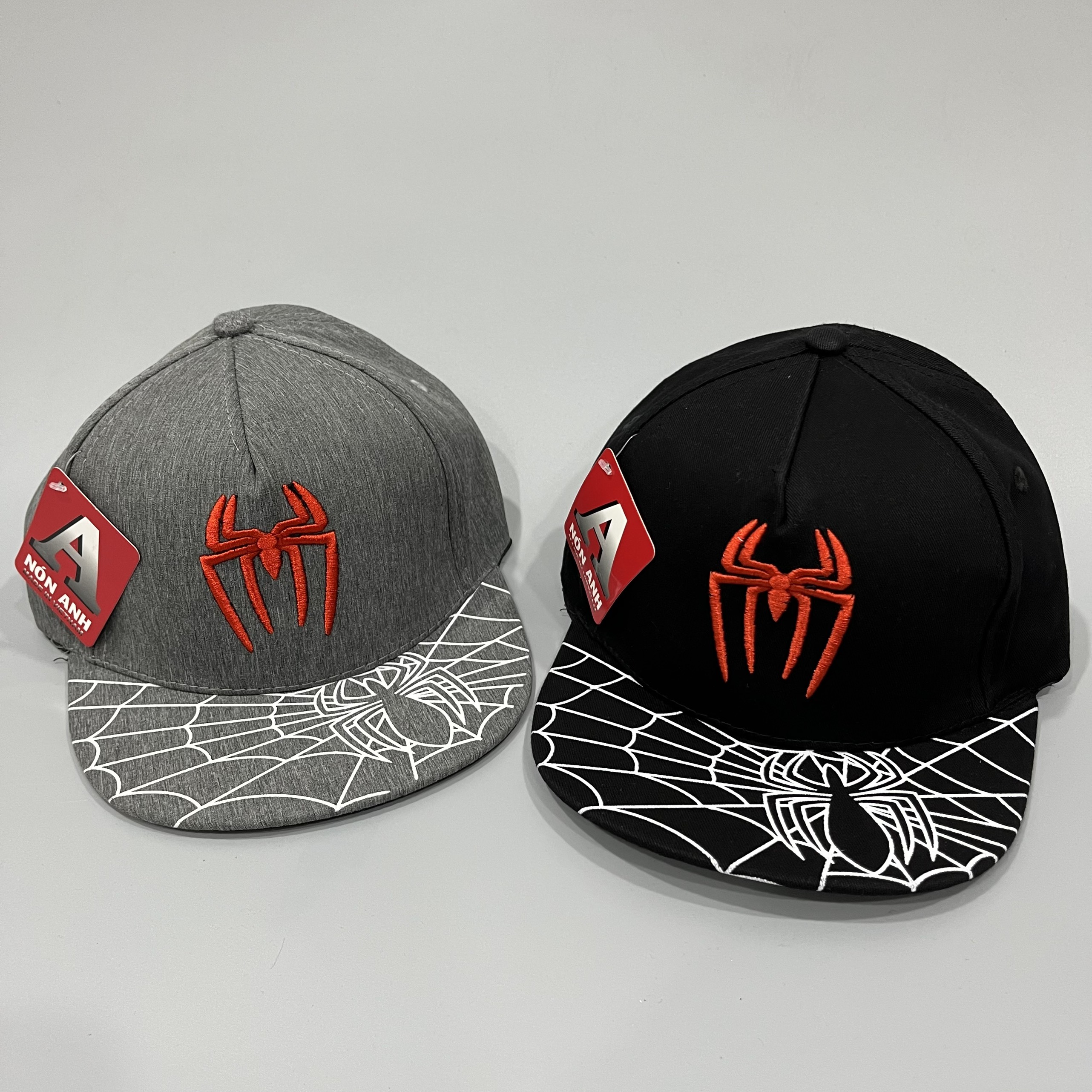 [ Bé 2-8 tuổi ] Nón hiphop SPIDERMAN cho bé trai bé gái, Mũ hiphop, Nón snapback cho bé