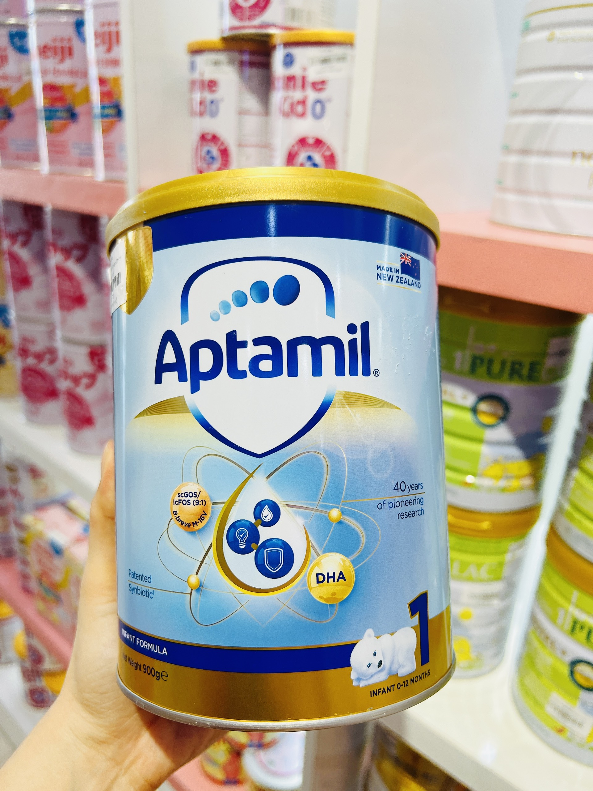Sữa bột Aptamil hộp thiếc số 1/2/3