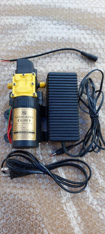Bơm Sinleader đơn 12v kèm nguồn adapter 12v-5a