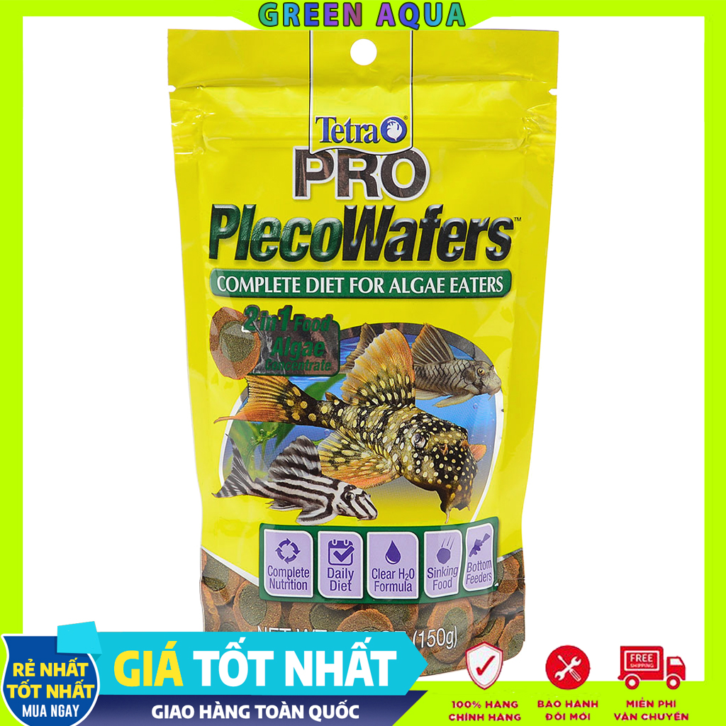 TETRA - Pro Pleco Wafers | Thức ăn viên giàu dinh dưỡng cho cá Pleco và cá cảnh thủy sinh