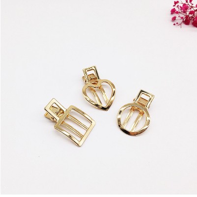 Cặp kẹp tóc kim loại phong cách hàn quốc thời trang, quyến rũ phụ kiện tuyệt vời cho mái tóc