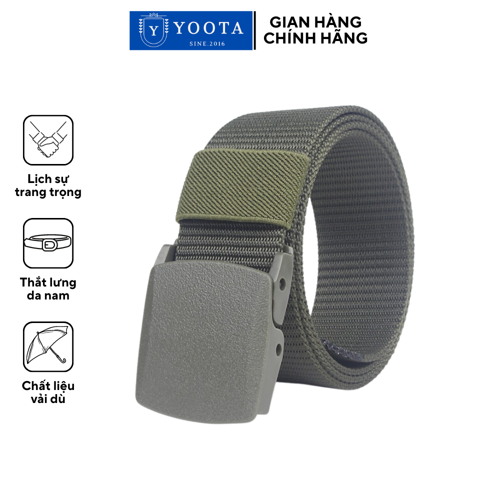 Thắt lưng nam dây lưng vải dù cao cấp