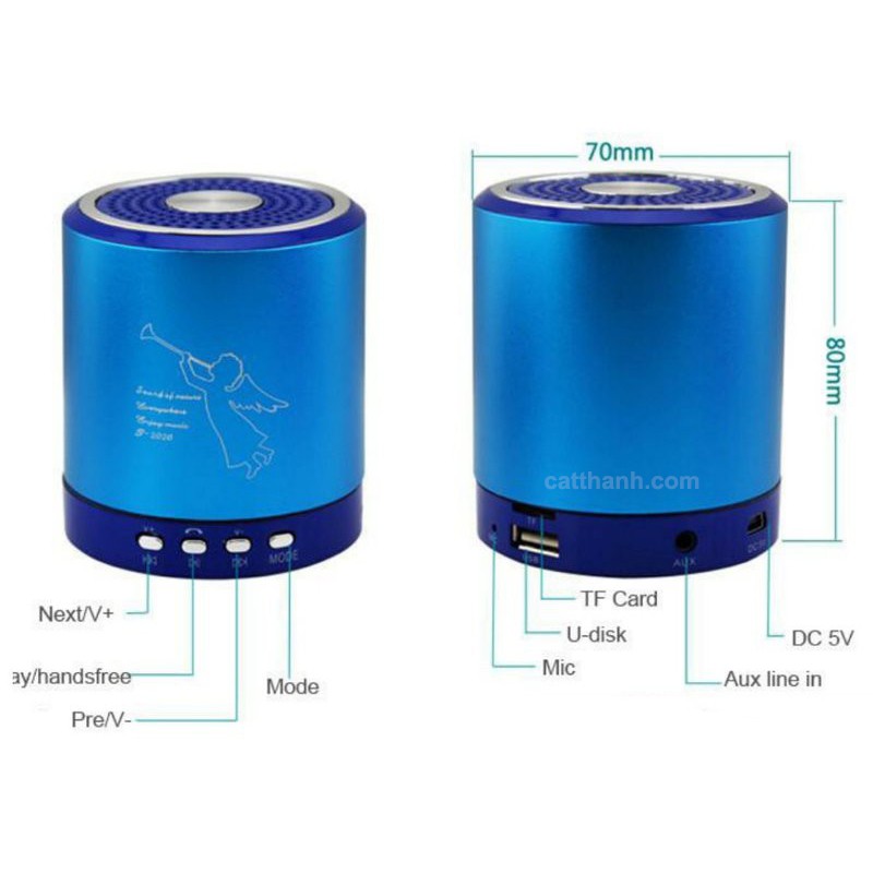 Loa bluetooth thẻ nhớ usb ntc t-2020a