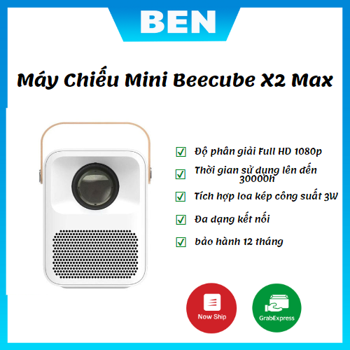 Máy Chiếu Mini Beecube X2 Max/ Xtreme - Chính Hãng Bảo Hành 12th
