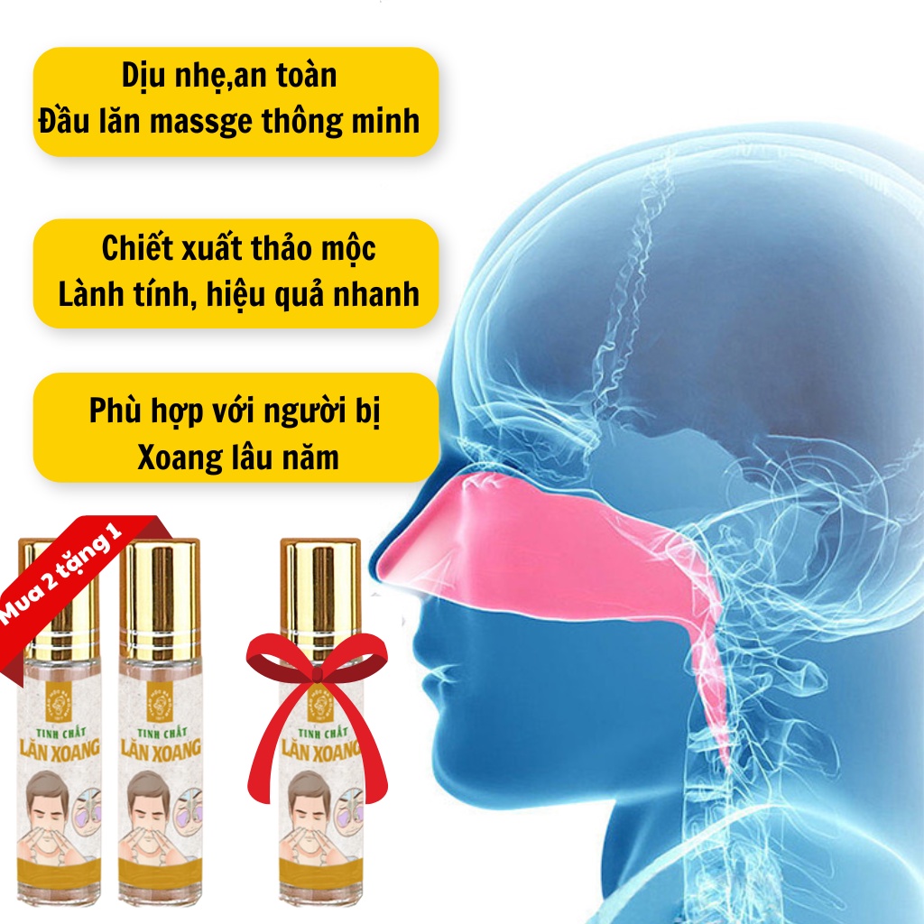 [Tinh dầu Xoang mũi] Tinh chất lăn xoang mũi thảo mộc Calen chai 10ml