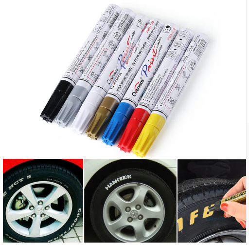 Bút vẽ lốp xe bút viết lốp tô thông số trên lốp xe vỏ xe-MÀU TRẮNG - giá cho 1 cái