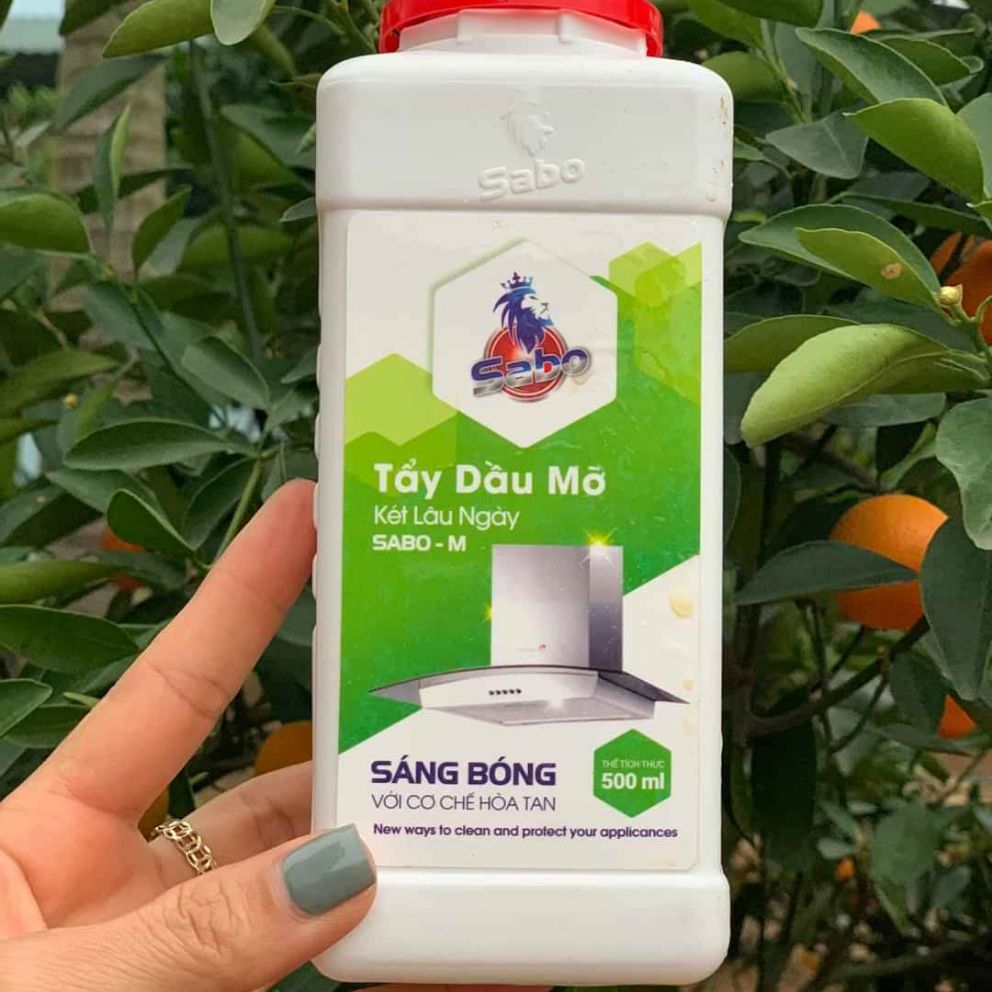 Tẩy dầu mỡ sabo - m