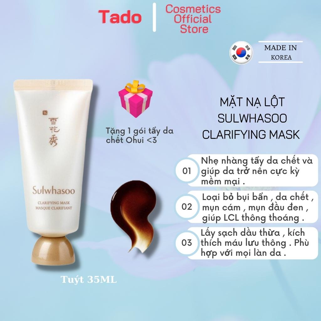 Mặt nạ lột Sulwhasoo Clarifying Mask 35ml - mặt nạ thảo dược sáng da , mặt nạ chăm sóc da mặt loại bỏ tế bào chết và mụn cám - Tado Cosmetics Store