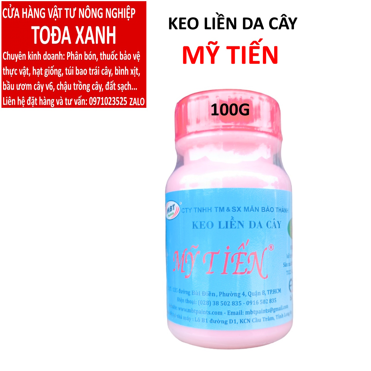 Keo liền da cây mỹ tiến, keo liền sẹo mỹ tiến lọ 100gram