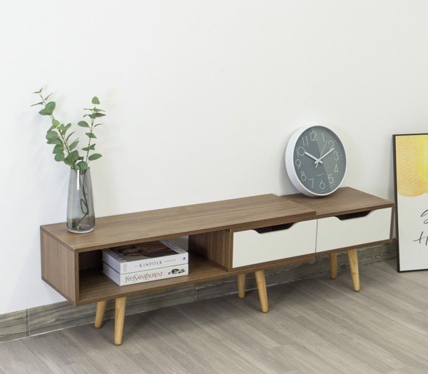 Kệ tivi để sàn kệ tivi rút gọn phong các bắc âu - GP82