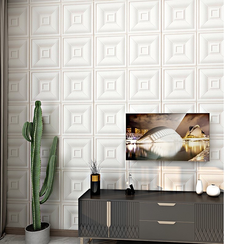 [Combo 5 tấm]  Xốp dán tường giả da ô vuông , xốp dán tường 3D họa tiết ô vuông , xốp dán tường giá rẻ , miếng dán tường , sốp dán tường , miếng dán tường 3d , decal dán tường 3D , xop dan tuong , tấm xốp dán trần nhà .