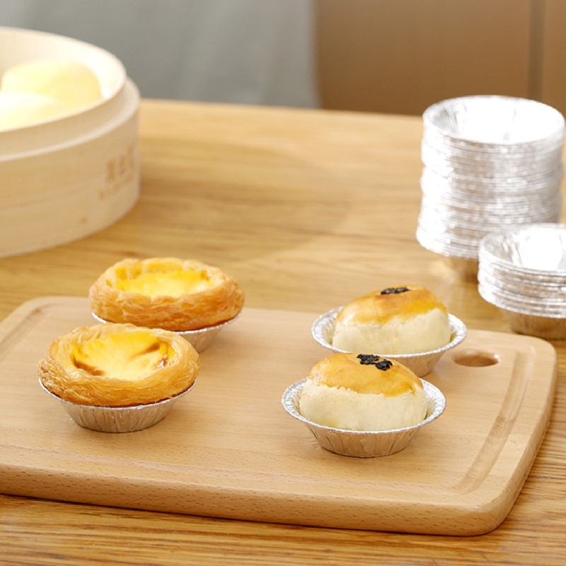 Combo 100 khuôn giấy bạc nướng thực phẩm, bằng lá nhôm dùng một lần