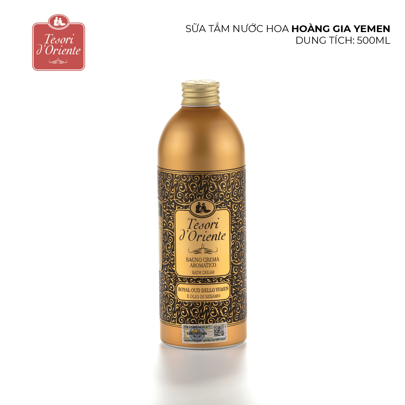 Sữa tắm nước hoa Tesori d'Oriente Hoàng Gia Yemen 500ml
