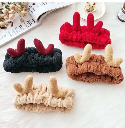 Băng đô hình con tuần lộc cực yêu-băng đô rửa mặt trang điểm - băng đô cài tóc cao cấp siêu dễ thương