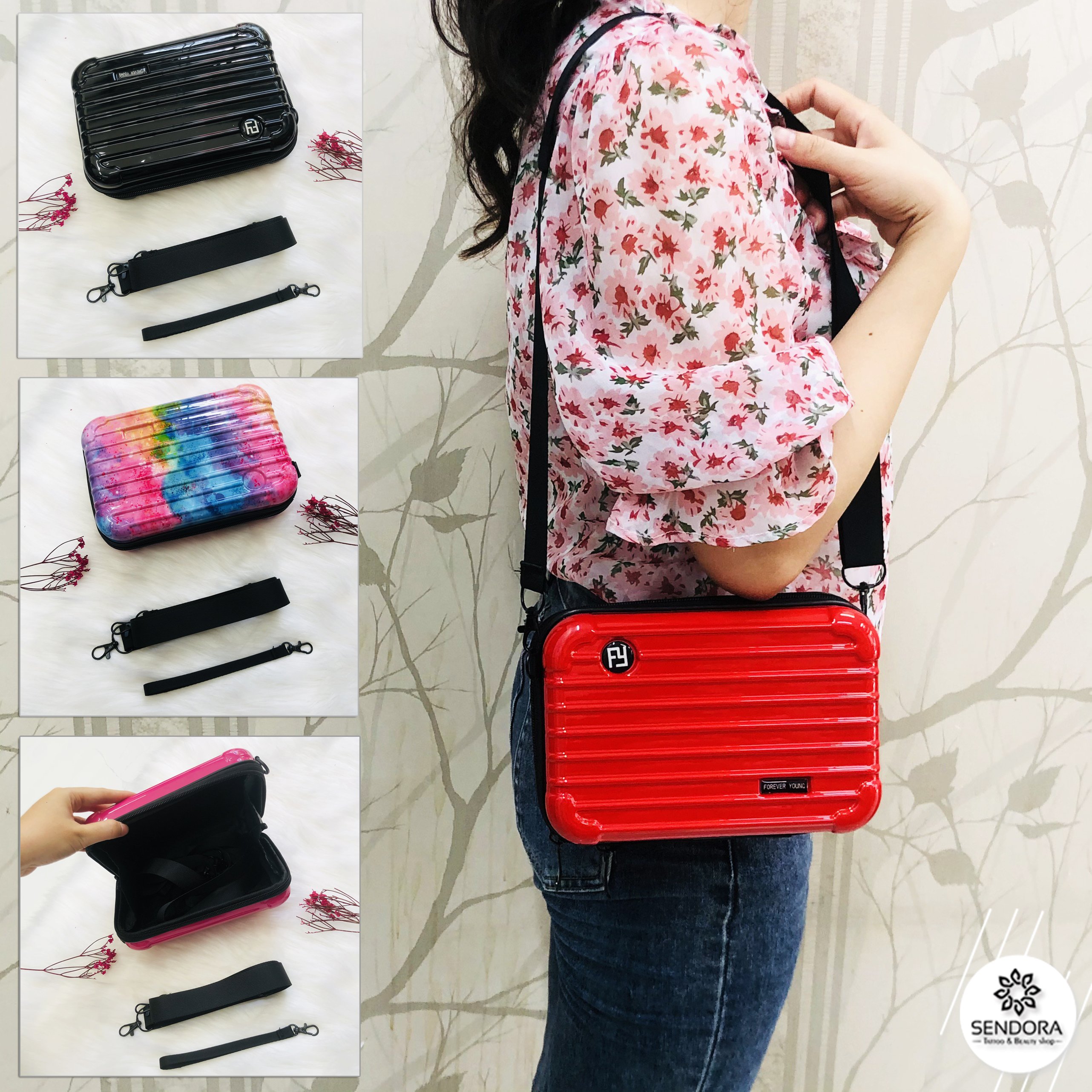 Cốp vali mini - Đựng đồ phun xăm trang điểm