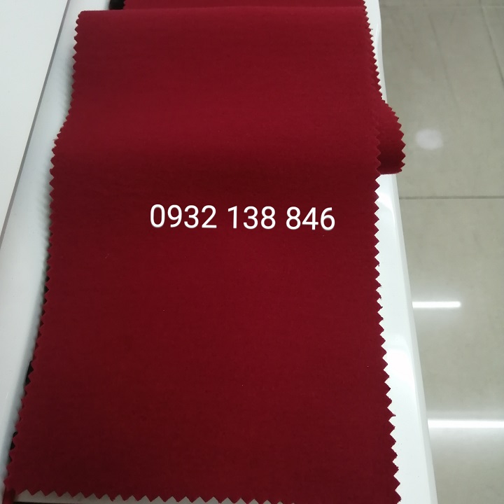 Khăn phủ phím đàn Piano cơ của Nhật màu đỏ đậm mềm mịn 1m25 x 15cm