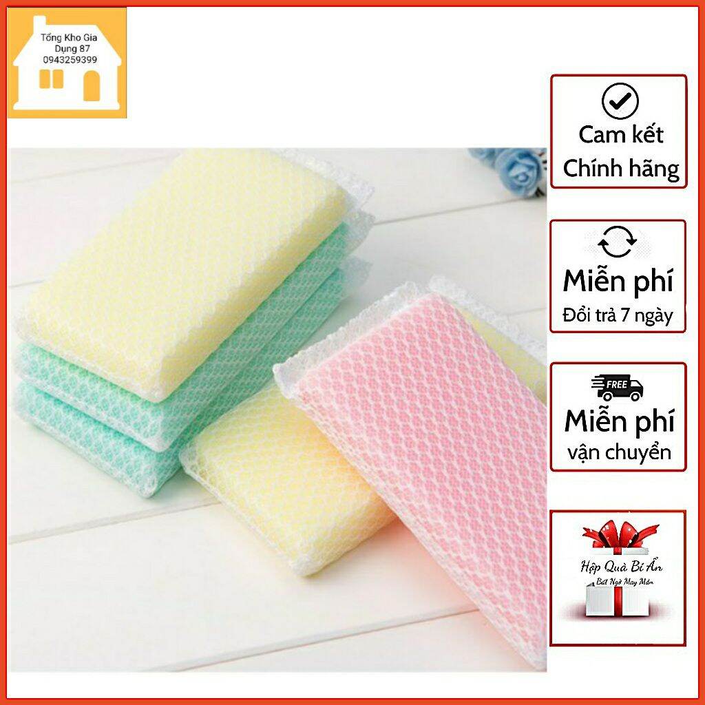 Miếng mút nhật rửa chén - bát xoong nồi siêu sạch - tổng kho gia dụng 87