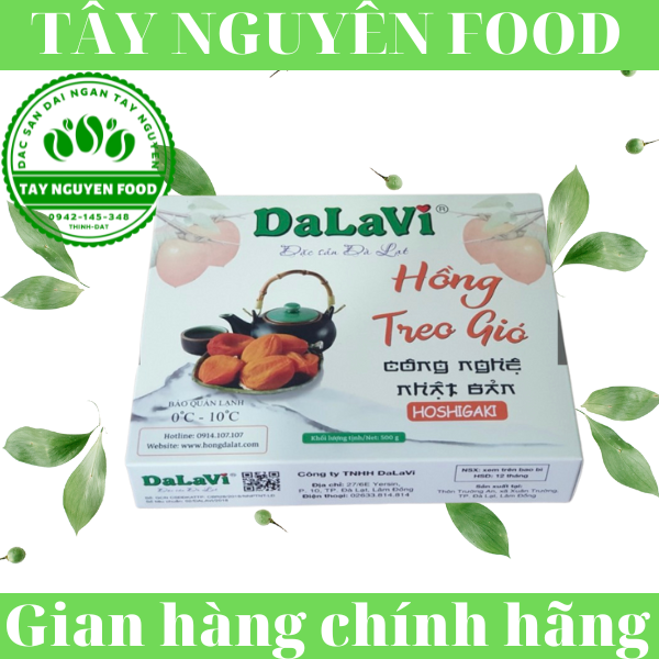 Hồng treo gió công nghệ nhật bản 500gr - tây nguyên food